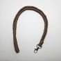 Macrame Flat knot lanyard - Brown