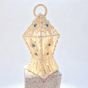 White jute cord lantern