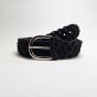 Black Macrame cord belt 120 cm