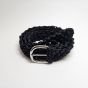 Black Macrame cord belt 120 cm