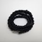 Black Macrame cord belt 120 cm