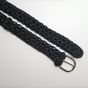 Black Macrame cord belt 120 cm
