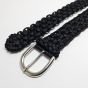 Black Macrame cord belt 120 cm