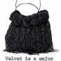 Fluffy Bags Velvet Yarn Fabric