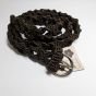 Handmade Dark Brown Macrame Waist Belt