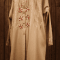 عباية كاجوال تطريز يدوى بالكامل فى سيوة-  قطن بوبلين