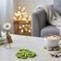 Macrame coaster 