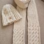 Alpaca Wool Men Scarf and Hat