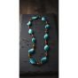 Turquoise charm necklace