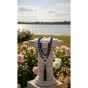 Royal blue tassel necklace