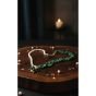Elegance emerald and pearl necklace