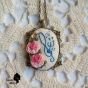 Embroidery necklace