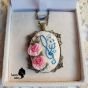 Embroidery necklace