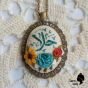 Embroidery necklace