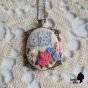 Embroidery necklace