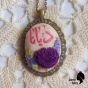 Embroidery necklace