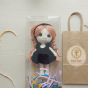 Handmade Crochet Doll &ndash; Classic Black Dress 🖤