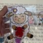 Sheep-shaped Eid Al-Adha candle giveaway cards