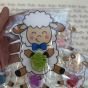 Sheep-shaped Eid Al-Adha candle giveaway cards