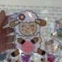 Sheep-shaped Eid Al-Adha candle giveaway cards