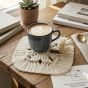 Macrame coaster 