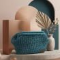 Crochet clutch hidden frame 