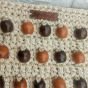 Crochet bag with Wooden beads 