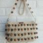 Crochet bag with Wooden beads 