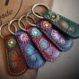  Handmade Genuine leather keychain 