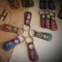  Handmade Genuine leather keychain 