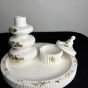 Set Gold-Leaf Concrete 3 pices 