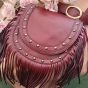 Genuine leather crossbody bag