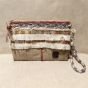 Clutch jute and macrame - Biege