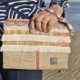 Clutch jute and macrame - Biege