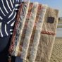 Clutch jute and macrame - Biege