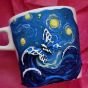 Starry night mug