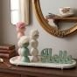     Wooden Decorative Tray with Candle Holders
