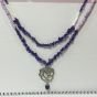 🌸 Amethyst Flower Necklace