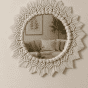 Macrame mirrors