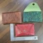 Natural leather card holder 