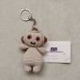 Cartoon character amigurumi keychain