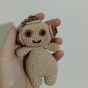 Cartoon character amigurumi keychain