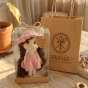 Handmade Crochet Doll Keychain &ndash; Mini Bag Charm 💙