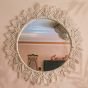Statement macrame mirror 