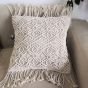 Macrame cushion