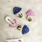 double hair clips.. mushroom