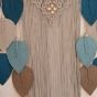 Large macrame leaves wall hanging 