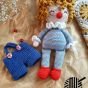 Amigurumi clown