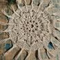 Circular mandala  macrame runner