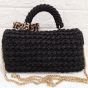 Elegant crochet bag.